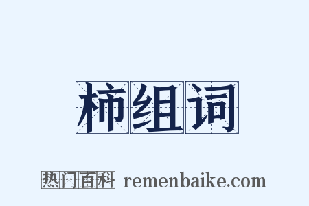 柿组词是什么意思的图片